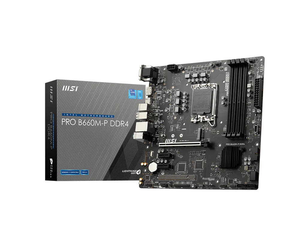 MSI 微星 PRO B660M-P DDR4 主機板