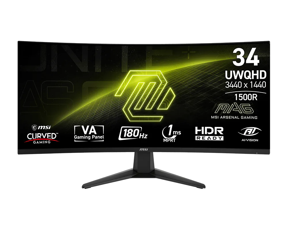 MSI 微星 MAG 346CQ 螢幕 圖片 1