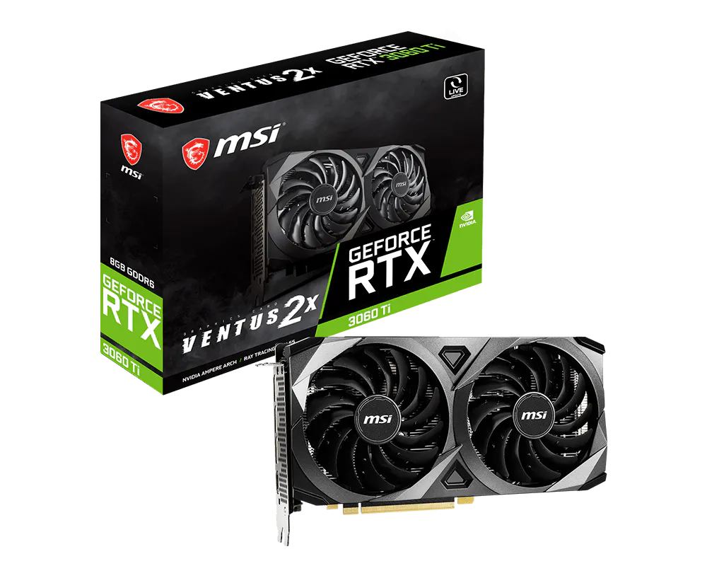 MSI 微星 GeForce RTX™ 3060 Ti VENTUS 2X 顯示卡 圖片 1