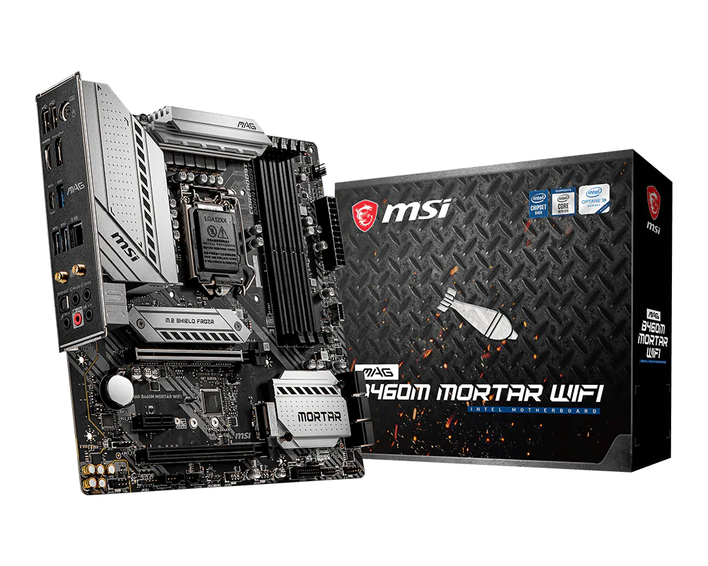 MSI 微星 MAG B460M MORTAR WIFI 主機板
