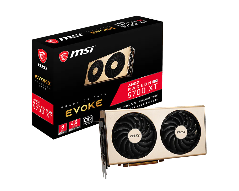 MSI 微星 Radeon RX 5700 XT EVOKE OC 顯示卡 圖片 1