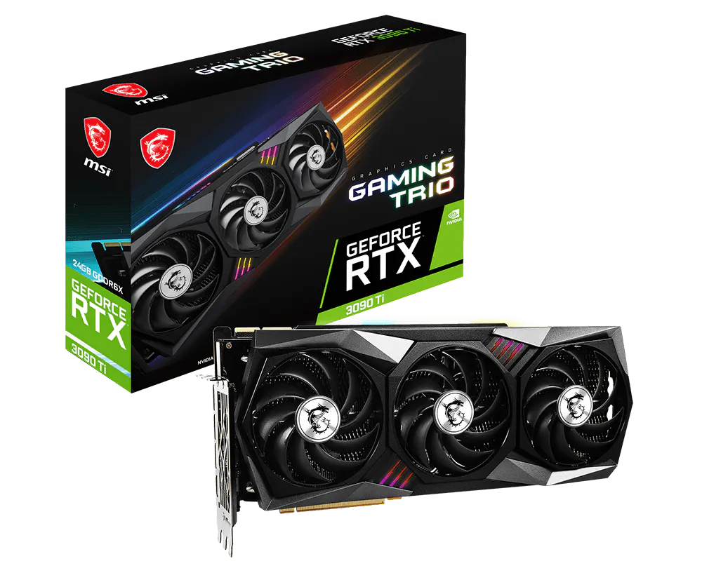 MSI 微星 GeForce RTX™ 3090 Ti GAMING TRIO 24G 顯示卡 圖片 1