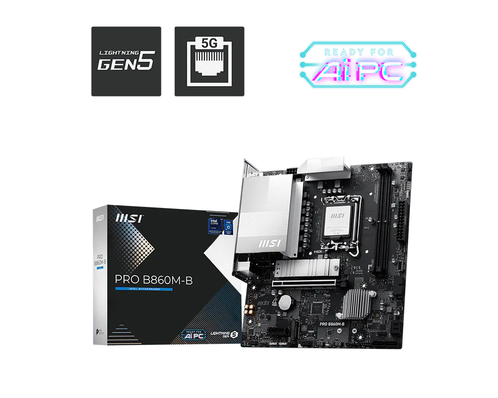 MSI 微星 PRO B860M-B 主機板