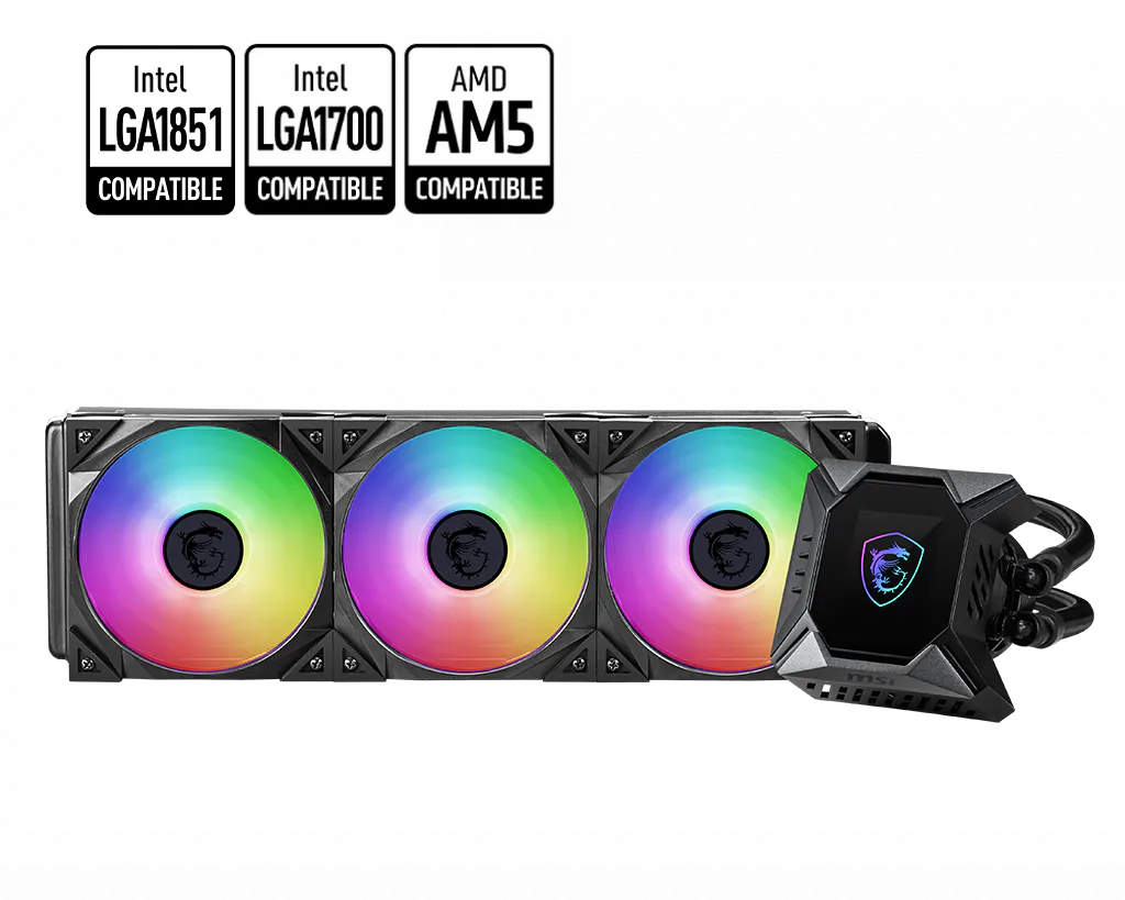 MSI 微星 MPG CORELIQUID K360 V2 一體式 CPU 水冷散熱器 圖片 1