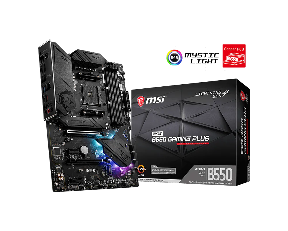 MSI 微星 MPG B550 GAMING PLUS 主機板