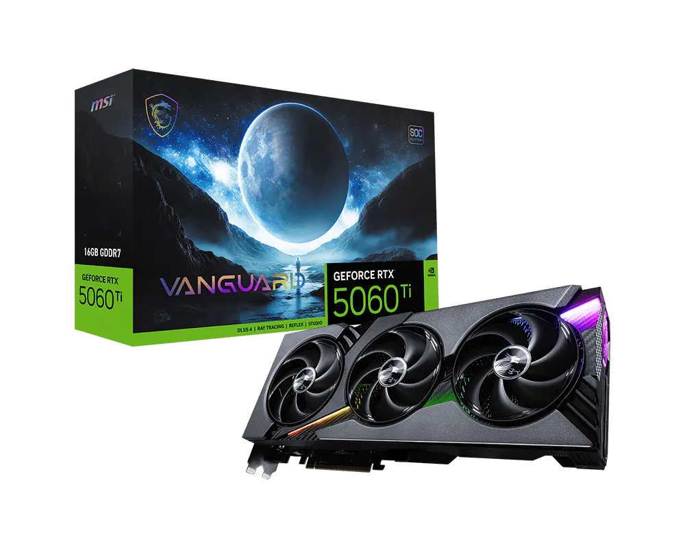 MSI 微星 GeForce RTX™ 5060 Ti 16G VANGUARD SOC 顯示卡 圖片 1