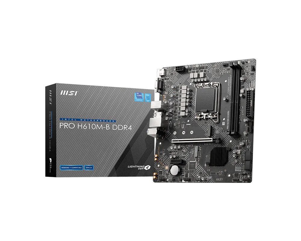 MSI 微星 PRO H610M-B DDR4 主機板