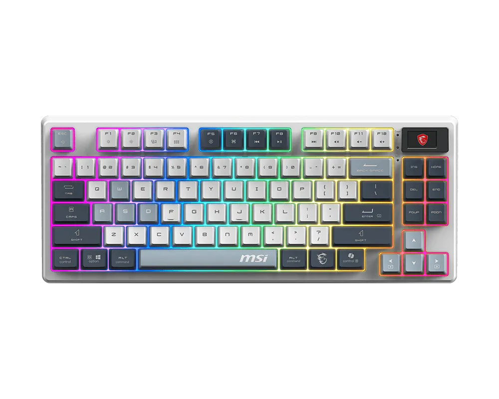 MSI 微星 FORGE GK600 TKL WIRELESS SKY 電競鍵盤 圖片 1