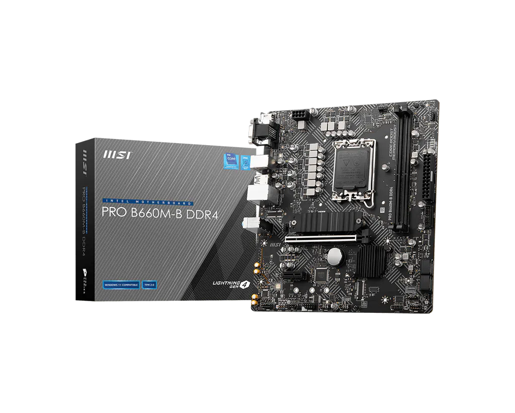 MSI 微星 PRO B660M-B DDR4 主機板