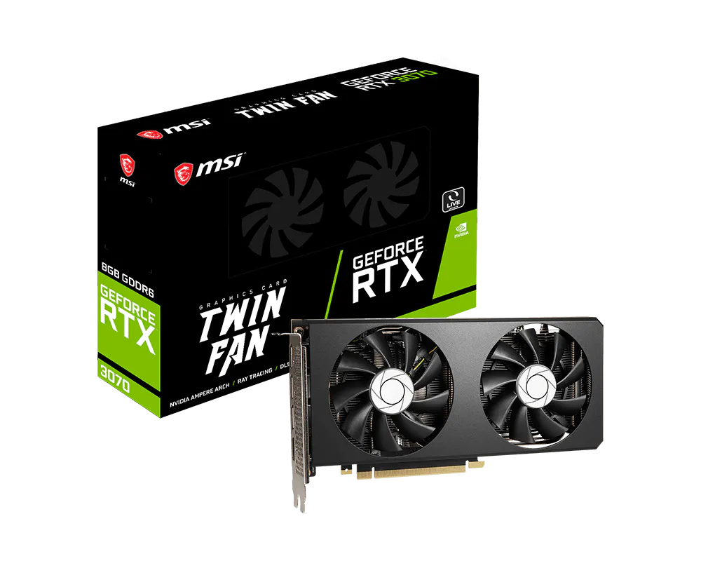 MSI 微星 GeForce RTX™ 3070 TWIN FAN 顯示卡 圖片 1