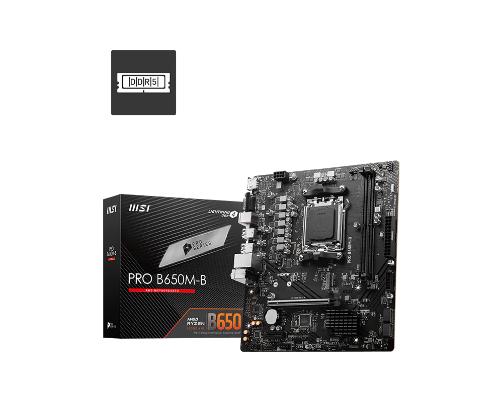 MSI 微星 PRO B650M-B 主機板