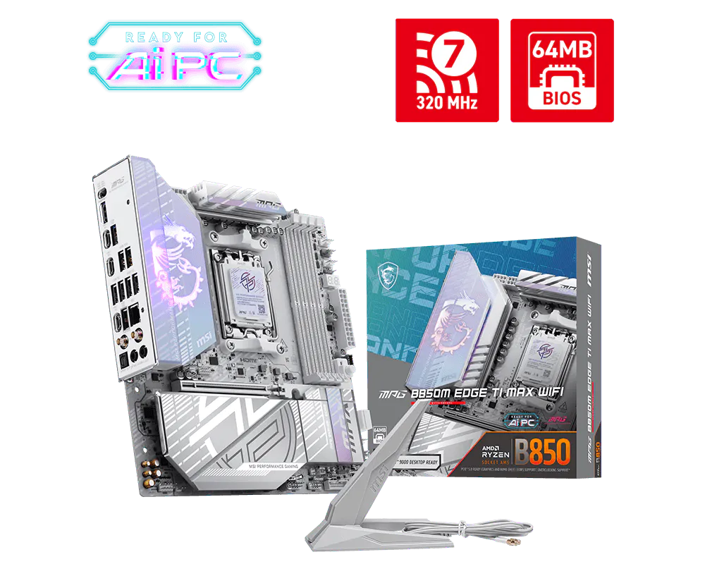 MSI 微星 MPG B850M EDGE TI MAX WIFI 主機板