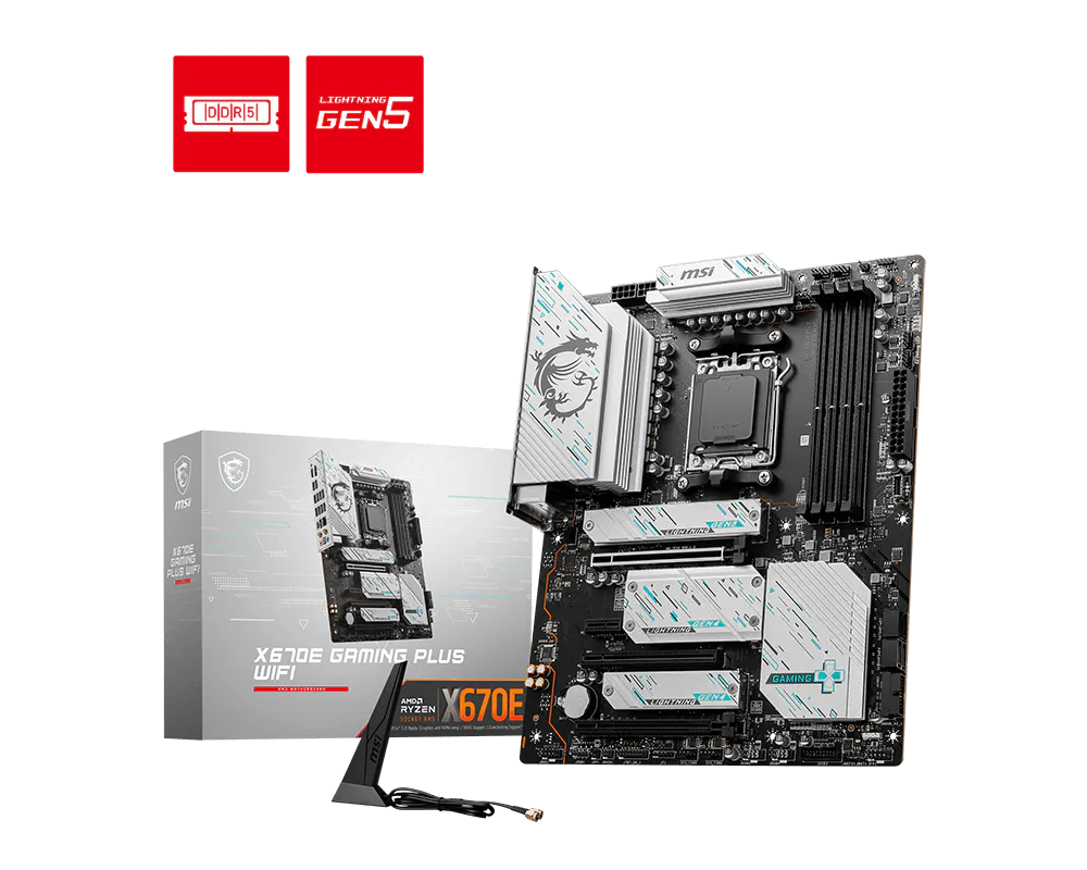 MSI 微星 X670E GAMING PLUS WIFI 主機板