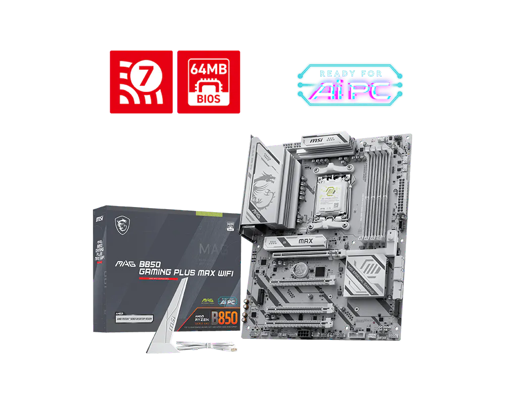 MSI 微星 MAG B850 GAMING PLUS MAX WIFI 主機板