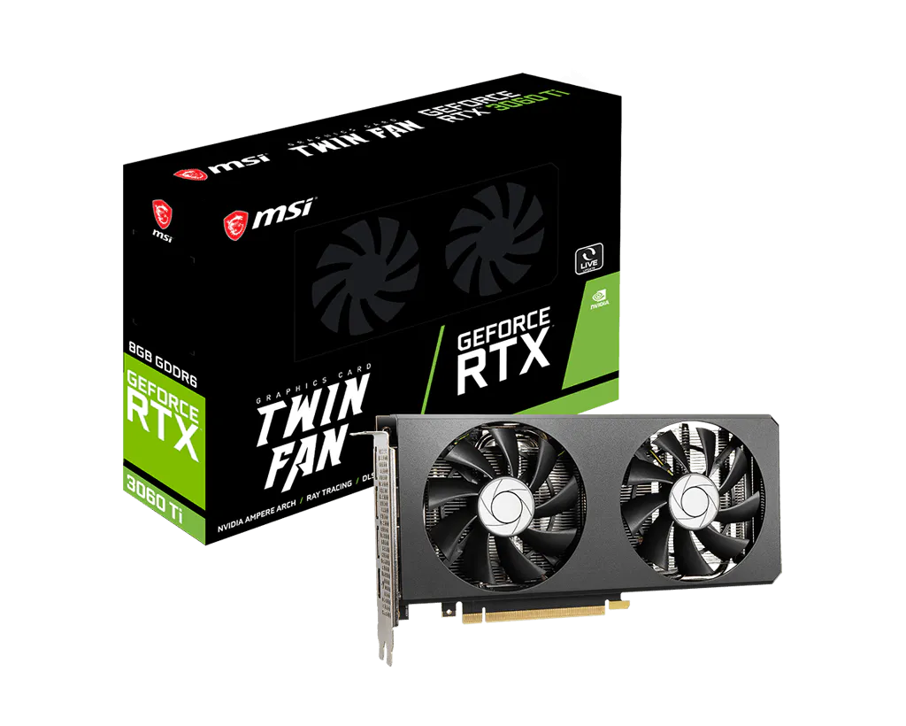 MSI 微星 GeForce RTX™ 3060 Ti TWIN FAN 顯示卡 圖片 1