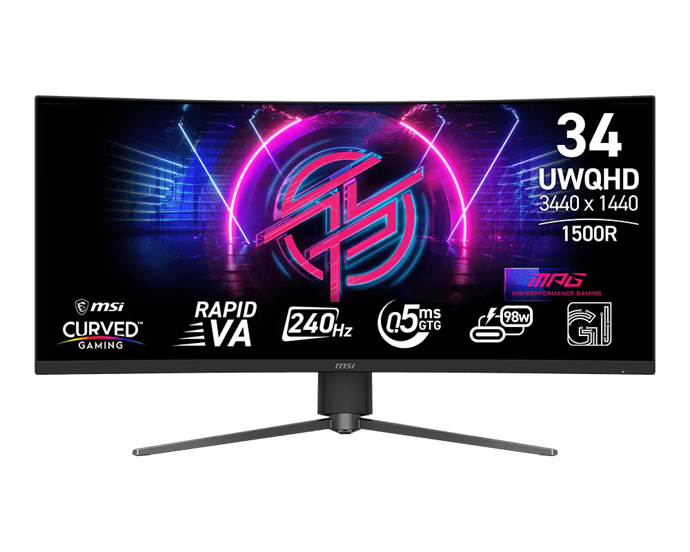 MSI 微星 MPG 346CQRF X24 螢幕 圖片 1