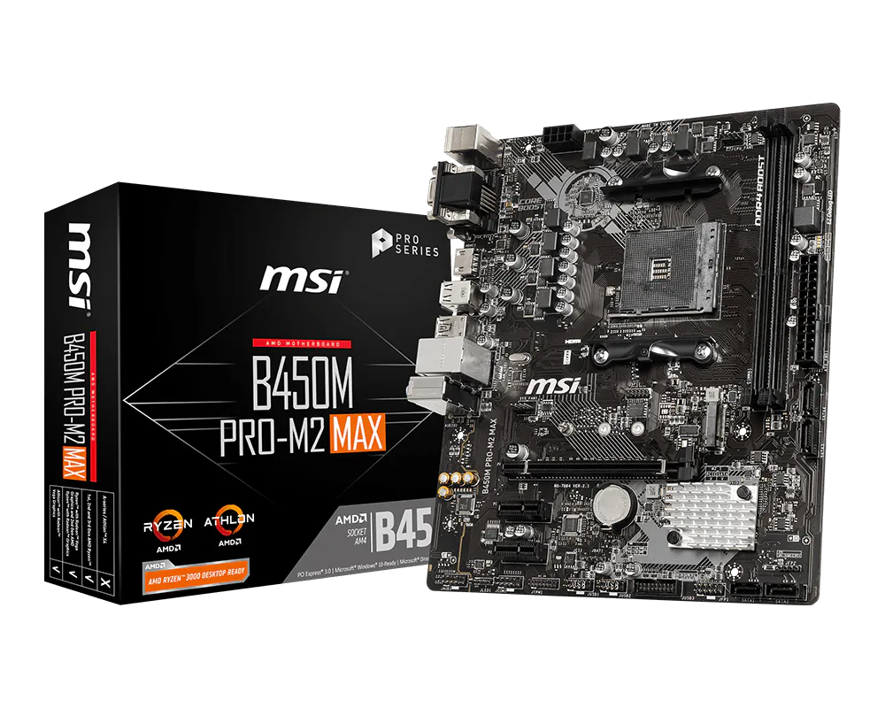 MSI 微星 B450M PRO-M2 MAX 主機板