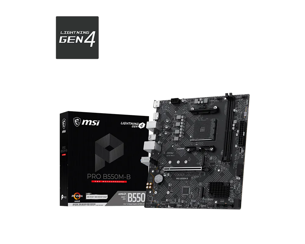 MSI 微星 PRO B550M-B 主機板