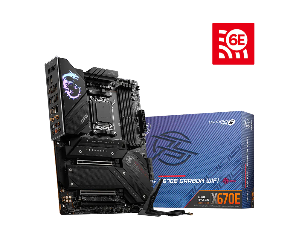 MSI 微星 MPG X670E CARBON WIFI 主機板 圖片 1