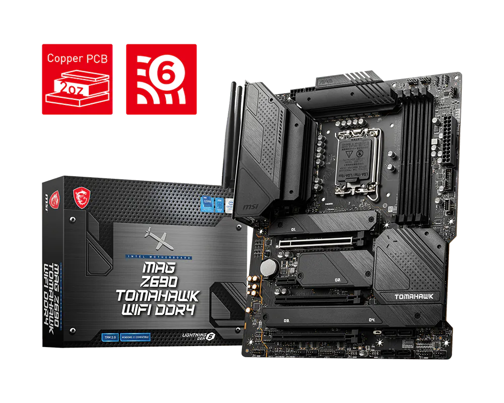 MSI 微星 MAG Z690 TOMAHAWK WIFI DDR4 主機板