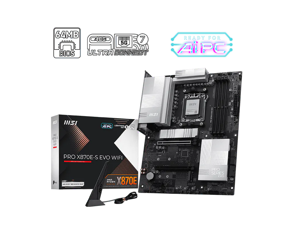 MSI 微星 PRO X870E-S EVO WIFI 主機板