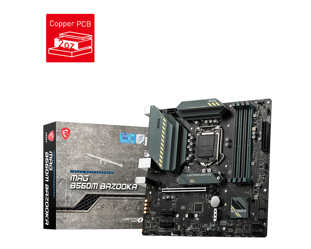 MSI 微星 MAG B560M BAZOOKA 主機板