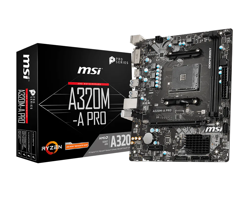 MSI 微星 A320M-A PRO 主機板