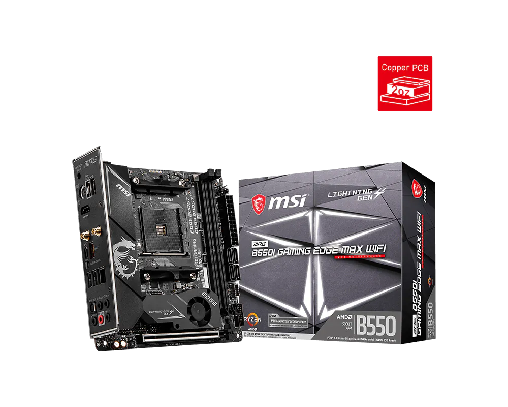 MSI 微星 MPG B550I GAMING EDGE MAX WIFI 主機板
