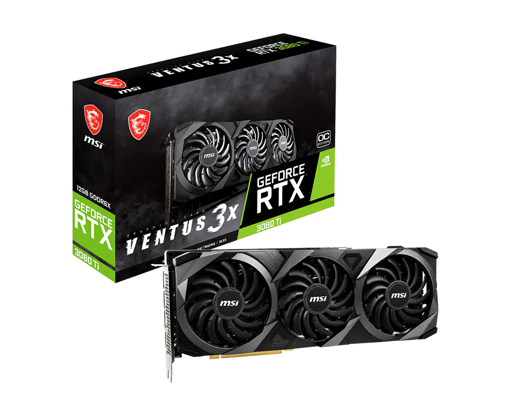 MSI 微星 GeForce RTX™ 3080 Ti VENTUS 3X 12G OC 顯示卡 圖片 1
