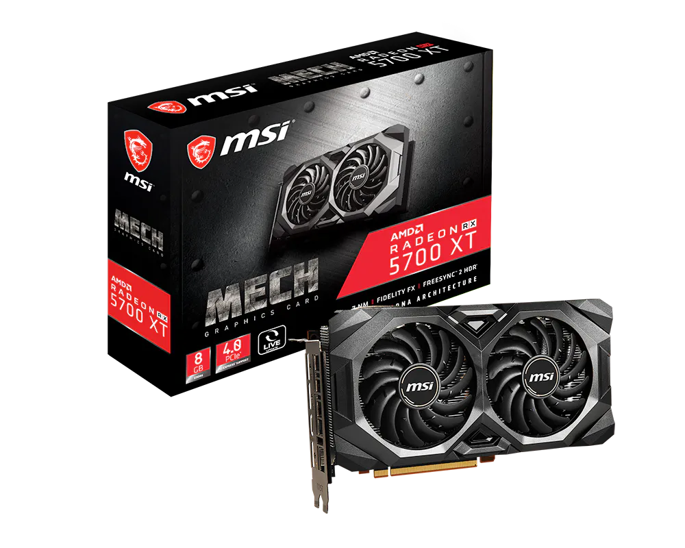 MSI 微星 Radeon RX 5700 XT MECH 顯示卡 圖片 1