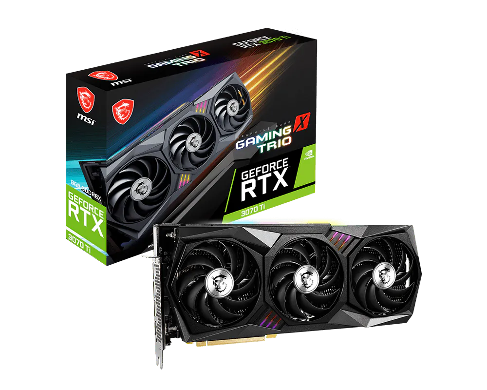 MSI 微星 GeForce RTX™ 3070 Ti GAMING X TRIO 8G 顯示卡 圖片 1