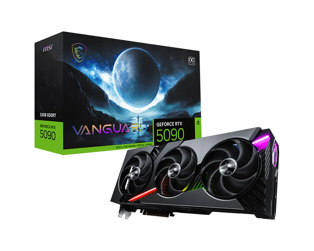 MSI 微星 GeForce RTX™ 5090 32G VANGUARD OC 顯示卡 圖片 1