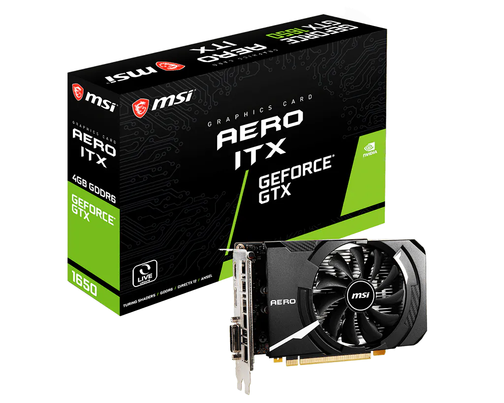 MSI 微星 GeForce GTX 1650 D6 AERO ITX 顯示卡 圖片 1