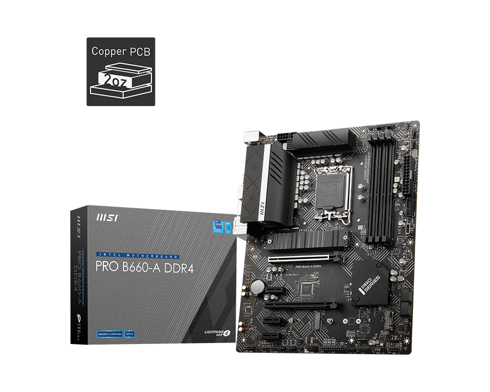 MSI 微星 PRO B660-A DDR4 主機板