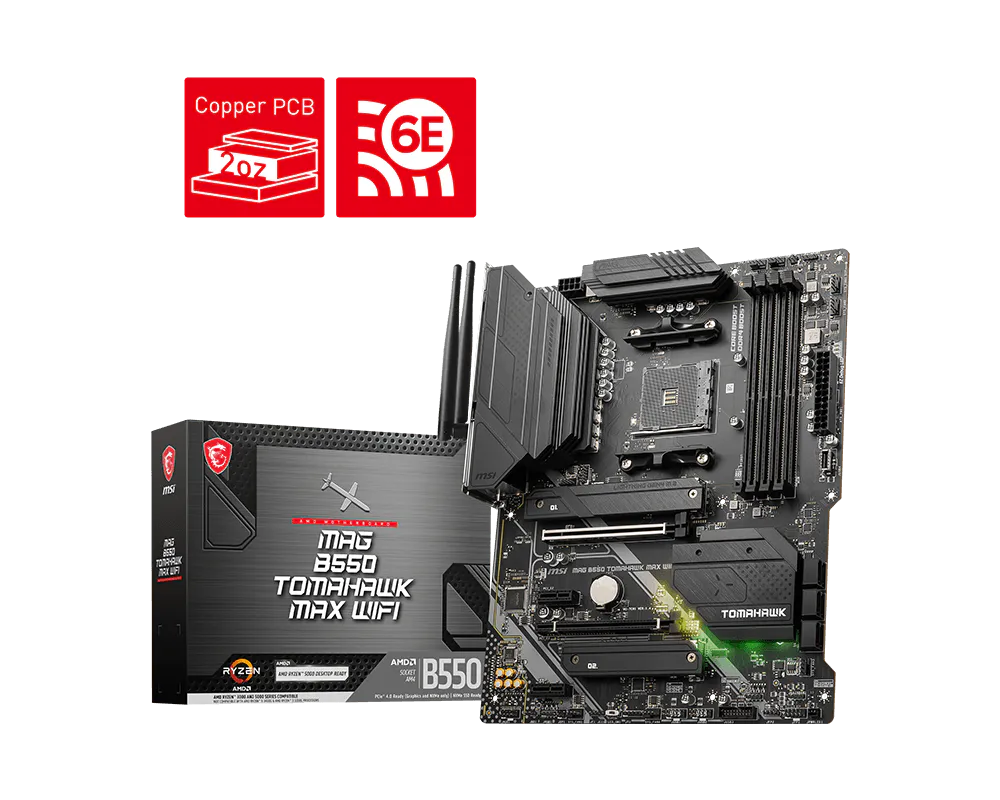 MSI 微星 MAG B550 TOMAHAWK MAX WIFI 主機板