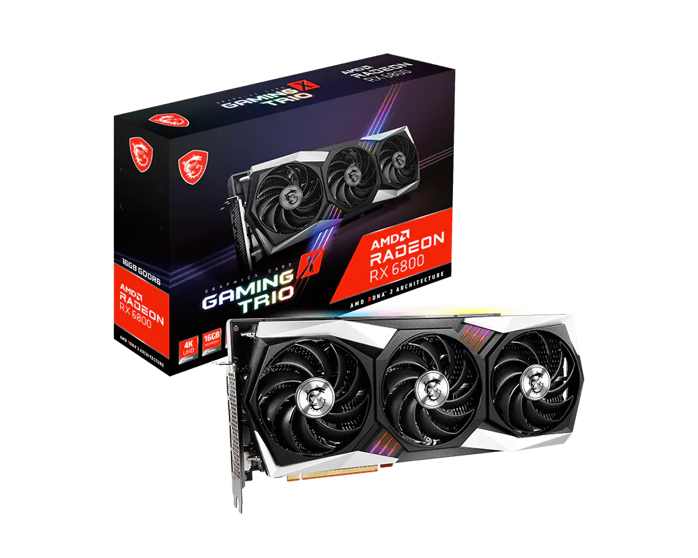 MSI 微星 Radeon RX 6800 GAMING X TRIO 16G 顯示卡 圖片 1